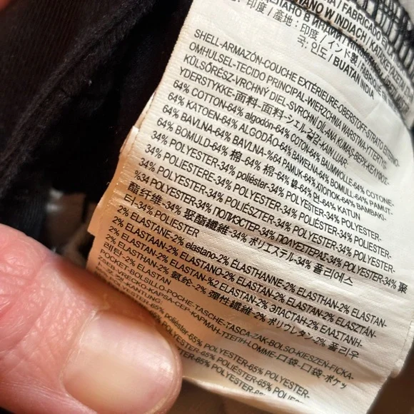 Vans Slim Fit Black Chino Pants - Picture 6 of 6